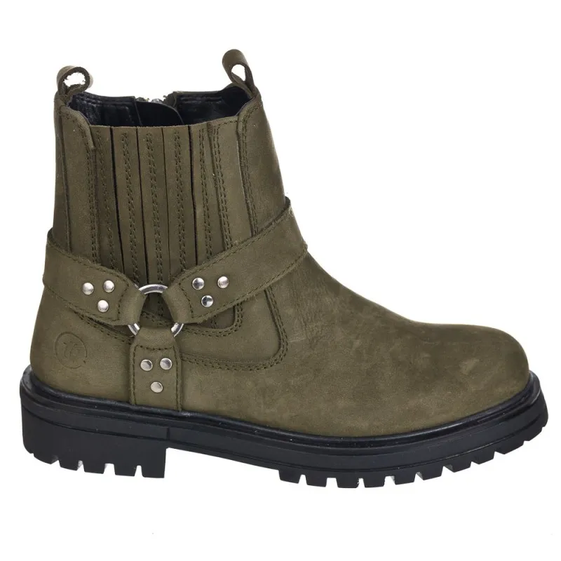 BOTIN CON ELASTICO  PIEL