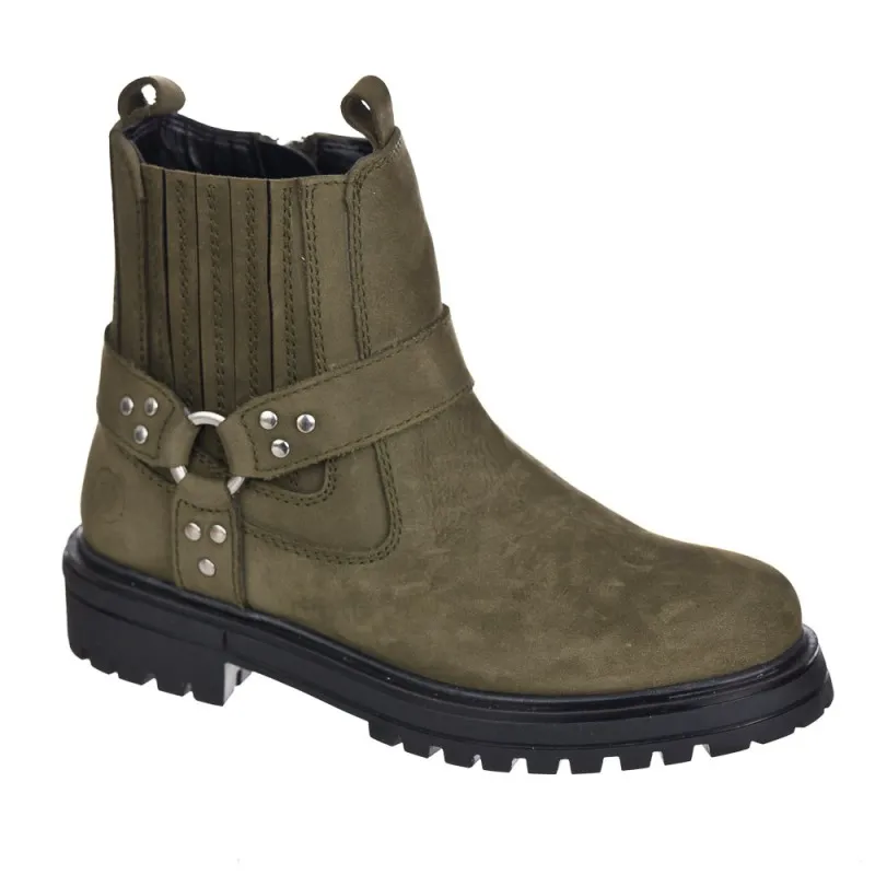 BOTIN CON ELASTICO  PIEL