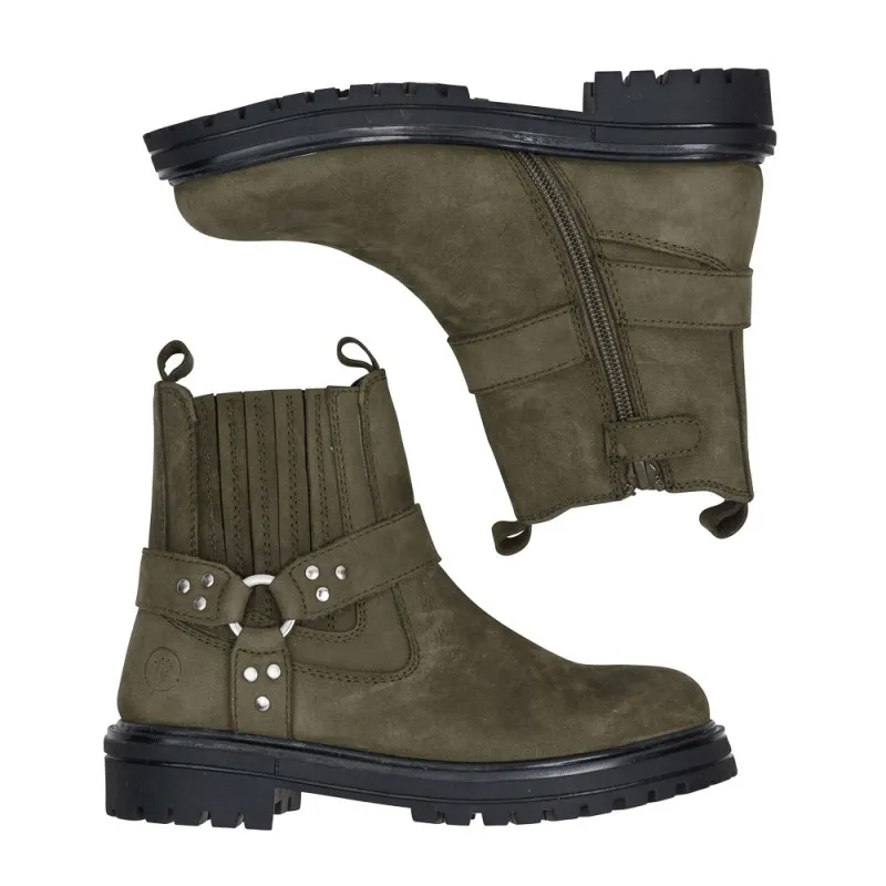 BOTIN CON ELASTICO  PIEL