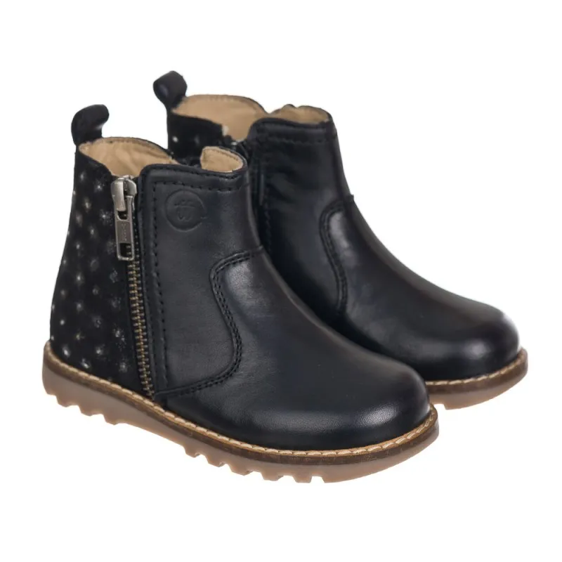 Botin de piel natural