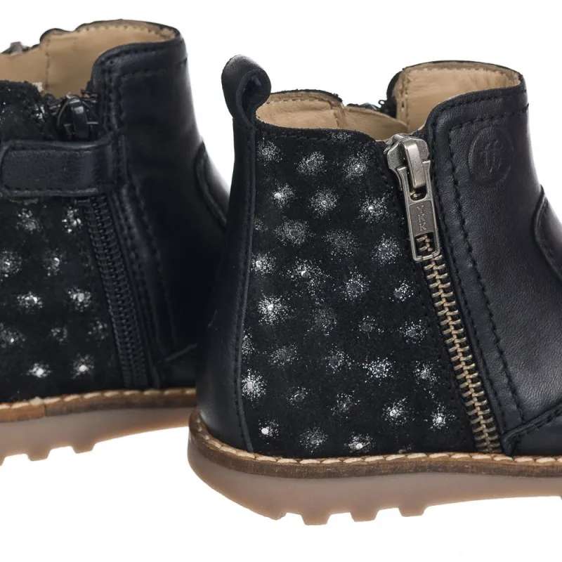 Botin de piel natural