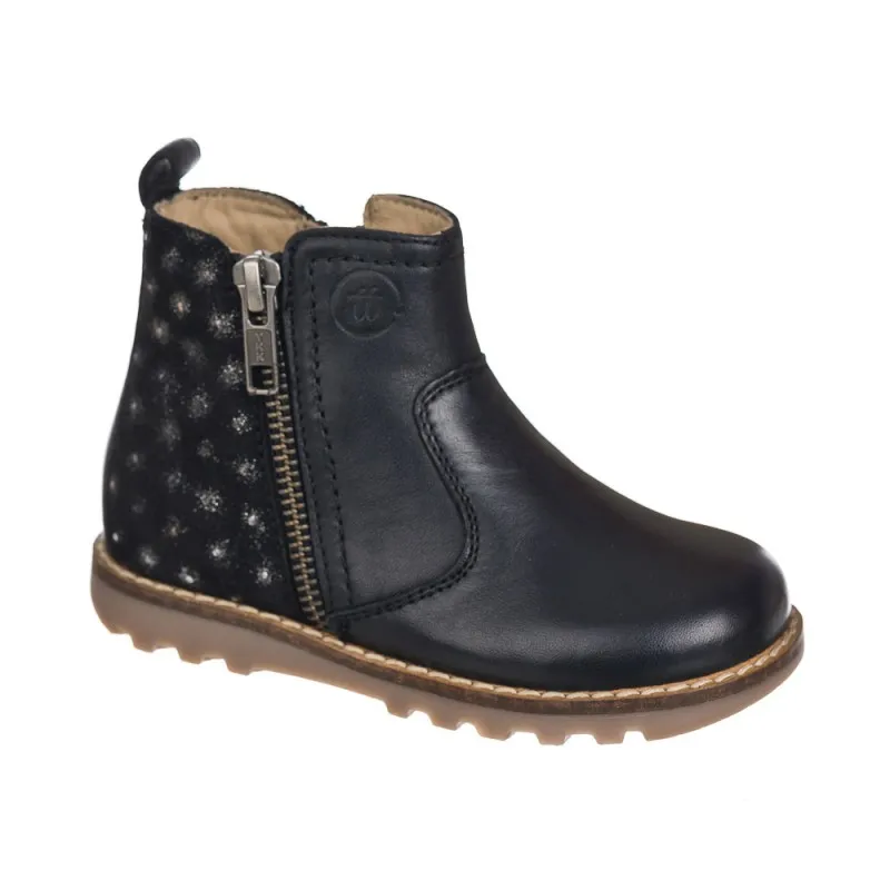 Botin de piel natural