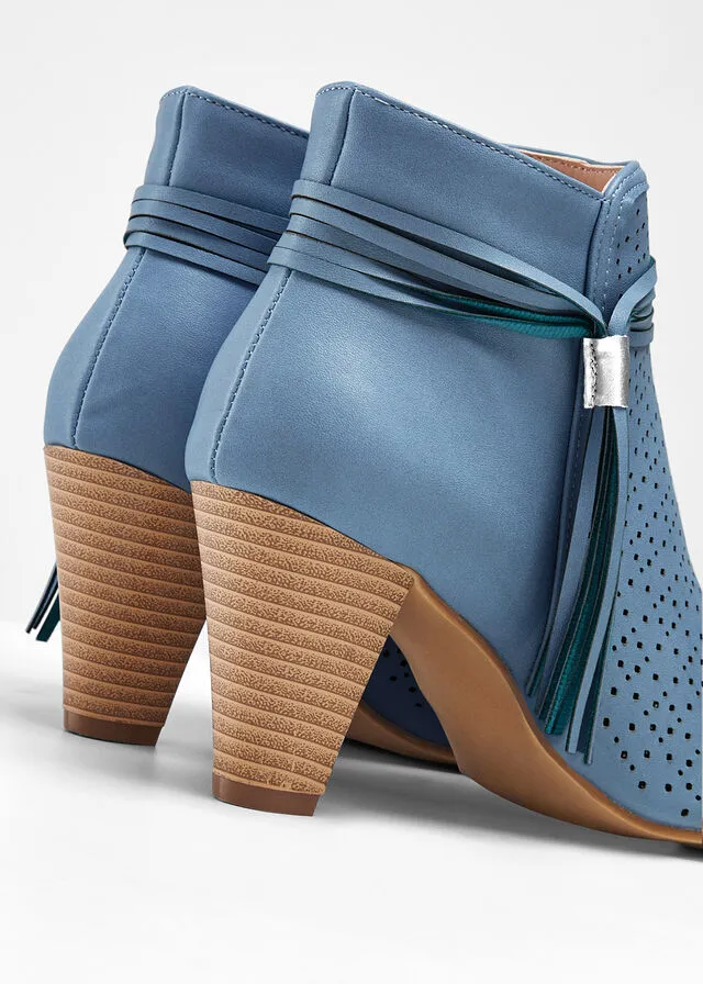 Botines Azul grisáceo