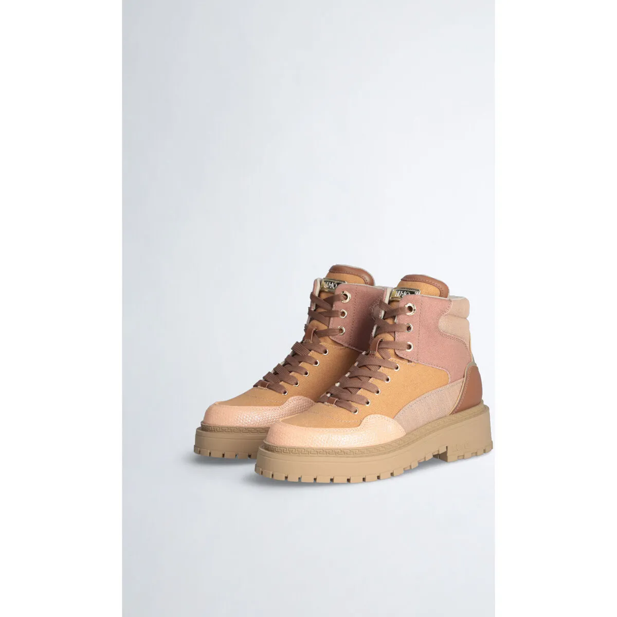 Botines con patchwork