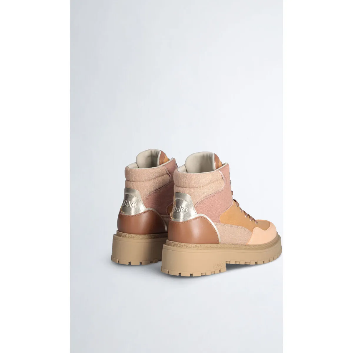 Botines con patchwork