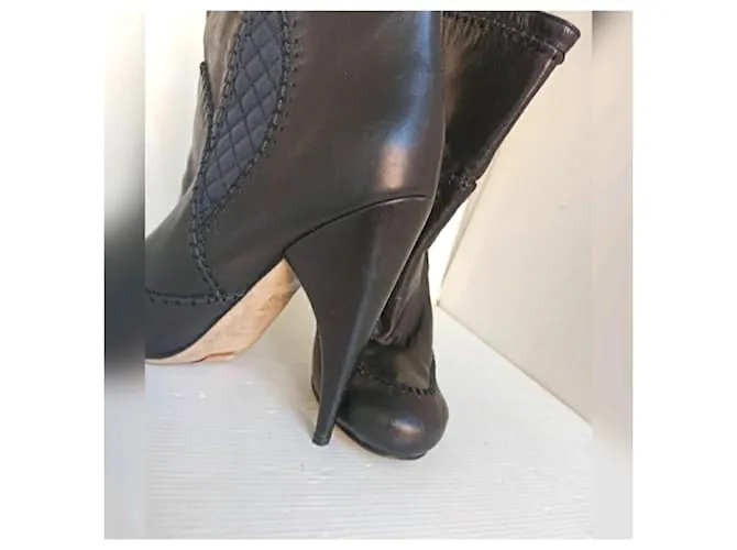 Botines Galliano botines Negro 