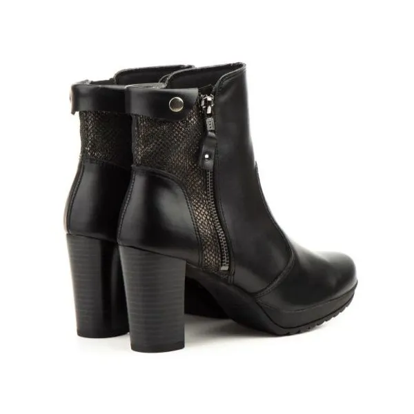 BOTINES MUJER PIEL NEGROS MOD. SOLEIL