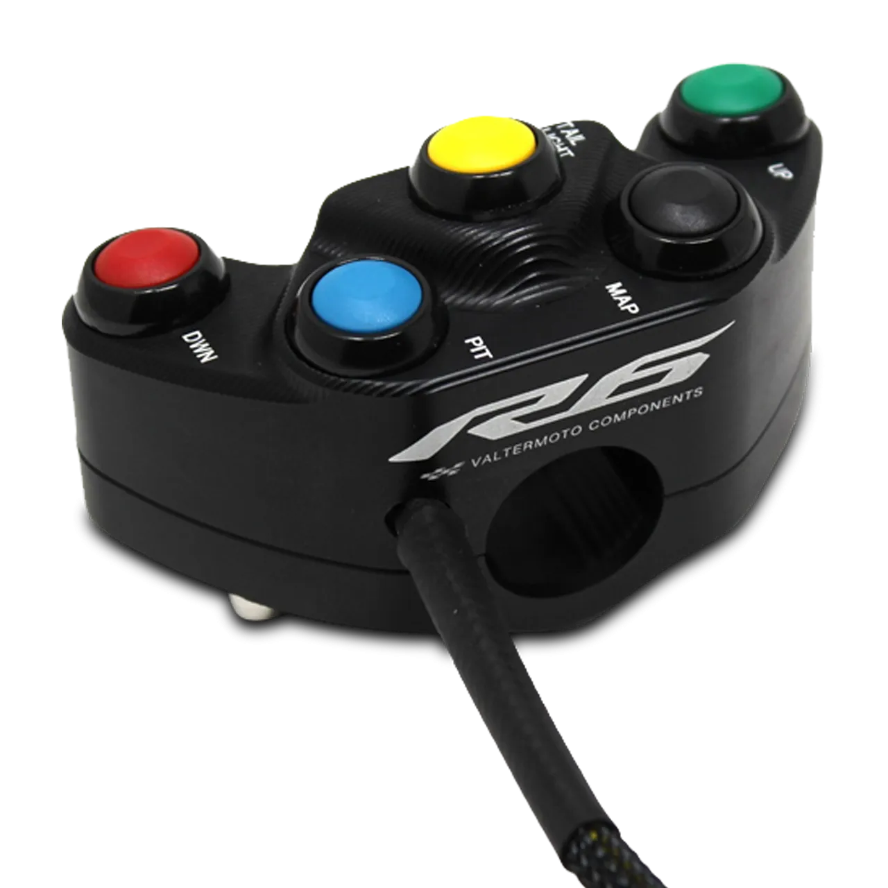 BOTONERA VALTER MOTO R6 1821 NEGRA 