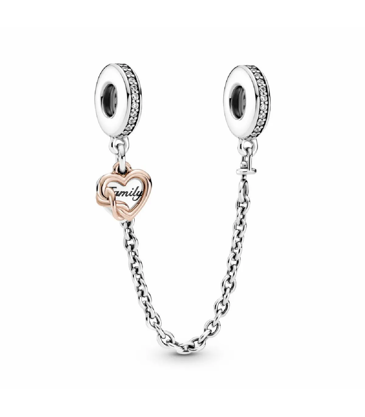CADENA DE SEGURIDAD PANDORA CORAZóN FAMILIAR  789541C01