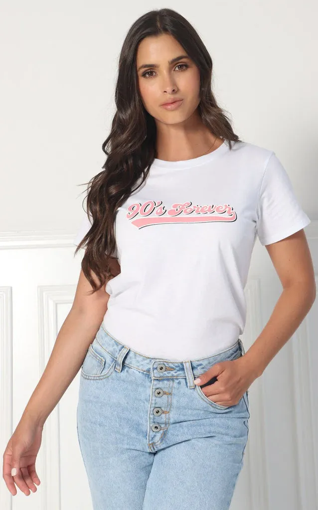 Camiseta Blanca 90´s Forever