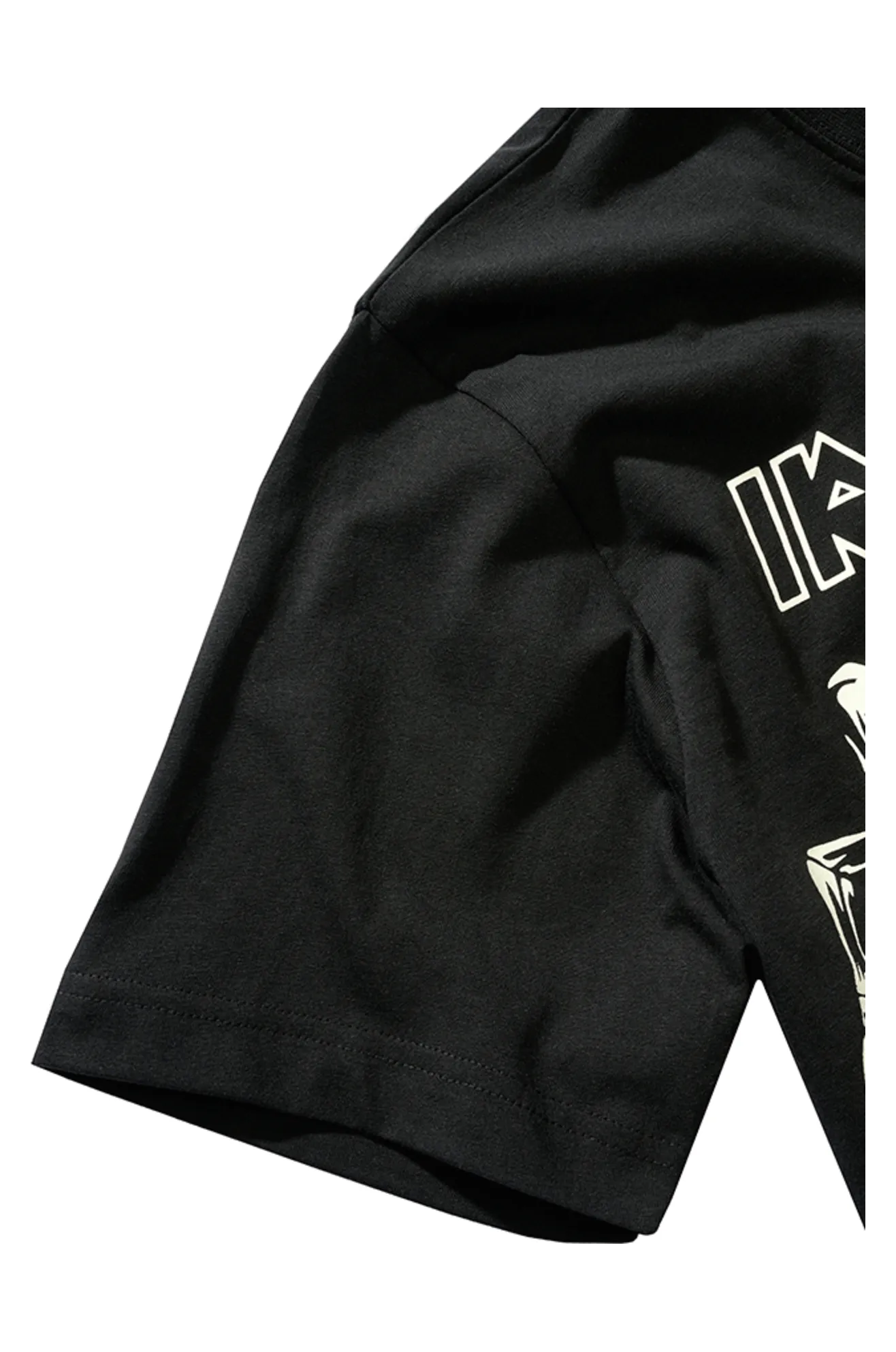 Camiseta Brandit Iron Maiden T Eddy Glow Negra