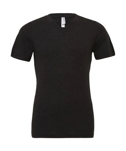 Camiseta cuello V Triblend unisex
