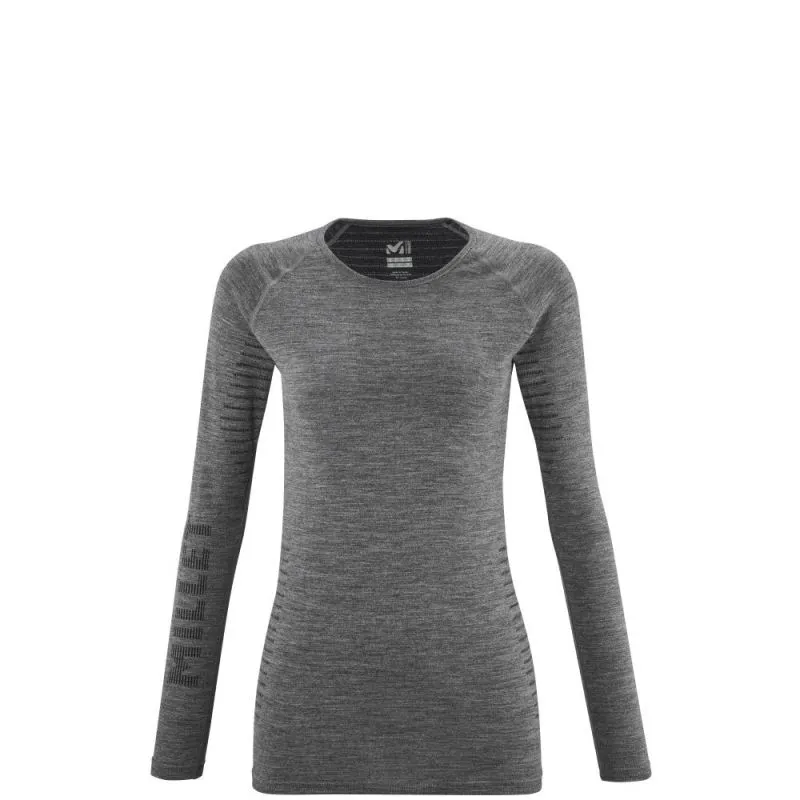 Camiseta de manga larga Millet DRYN WARM LS W (ANTHRACITE GREY) Mujer