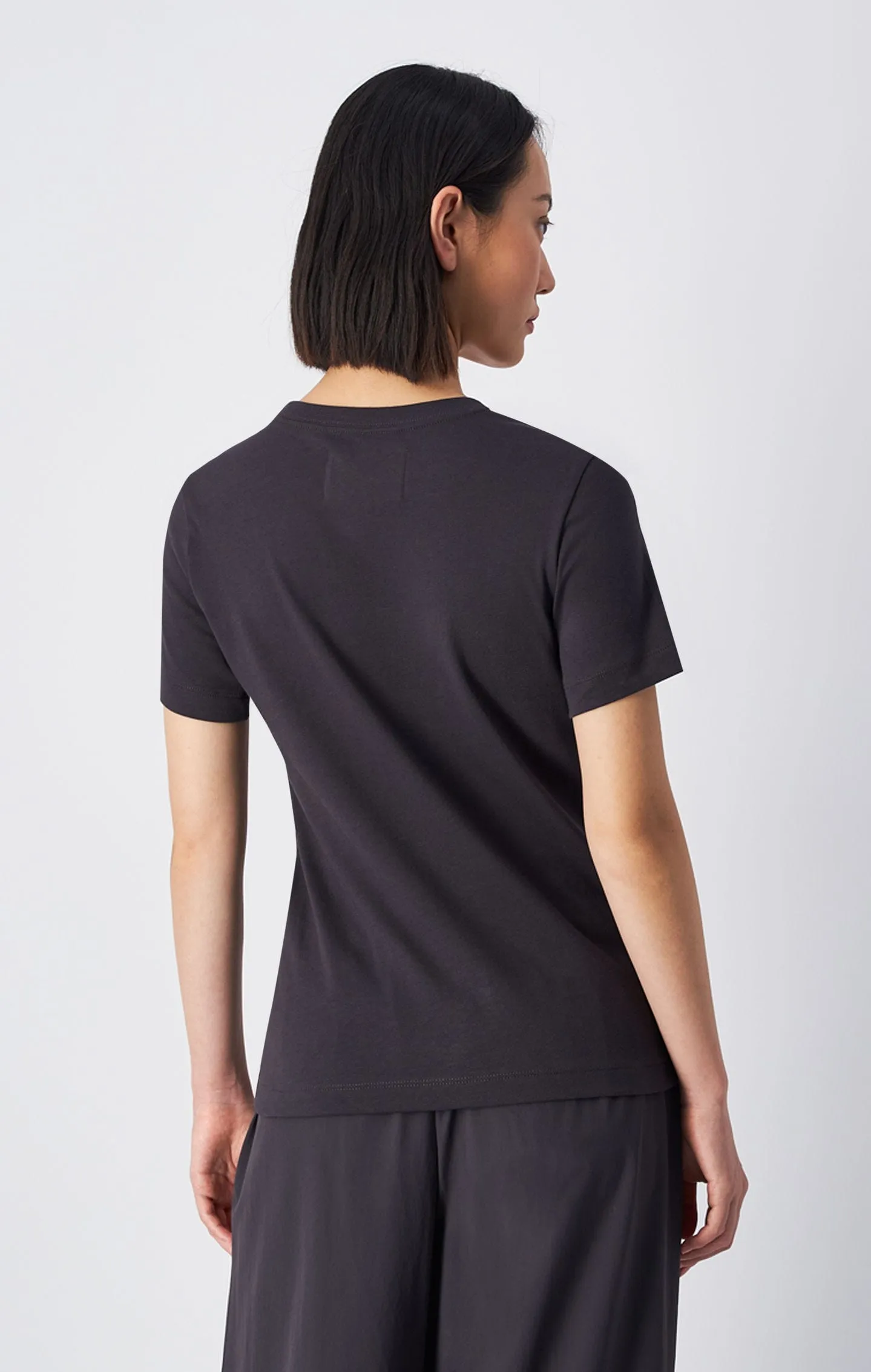 Camiseta de tela punto de materiales reciclados