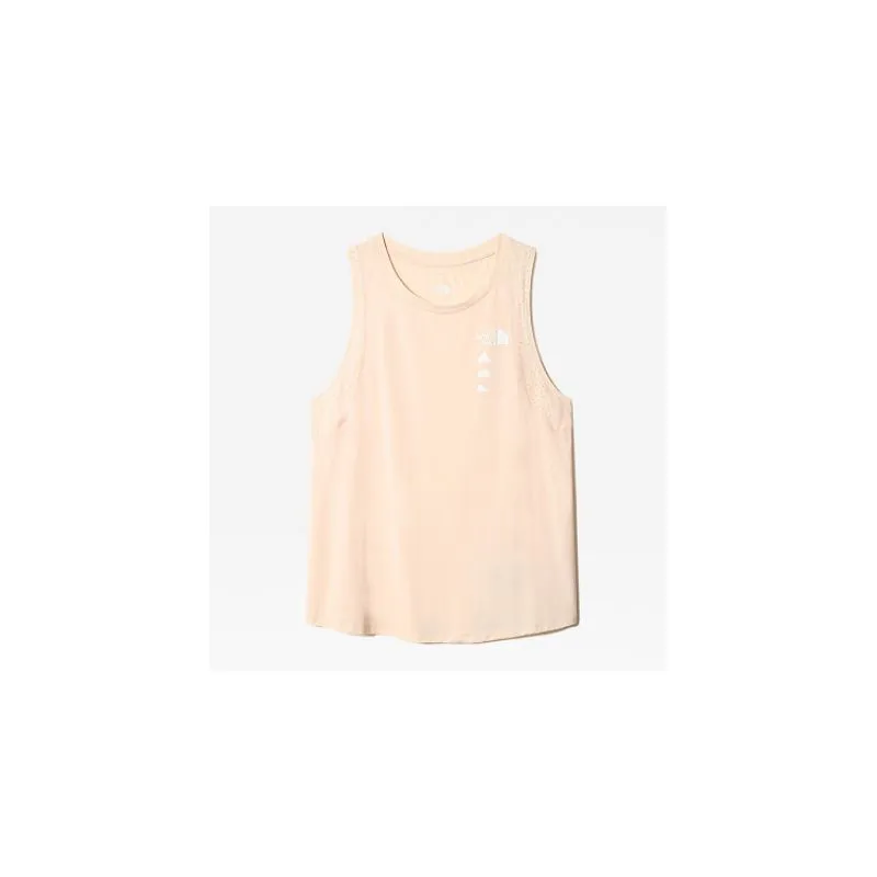 Camiseta de tirantes para mujer The North Face Glacier (Pearl Blush)