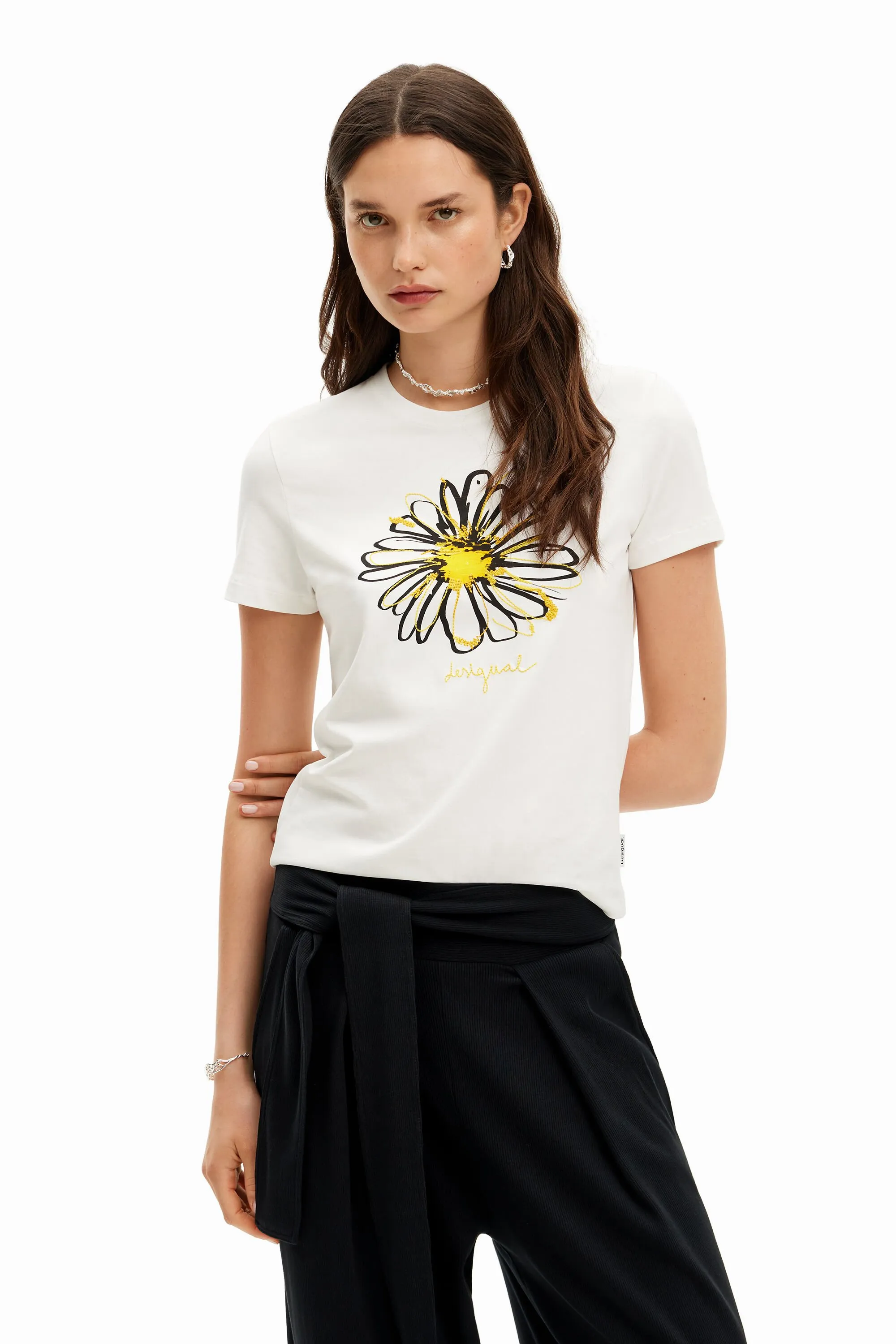 Camiseta ilustración margarita