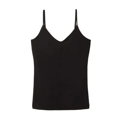 Camiseta interior tirante fino, Negra talla XS