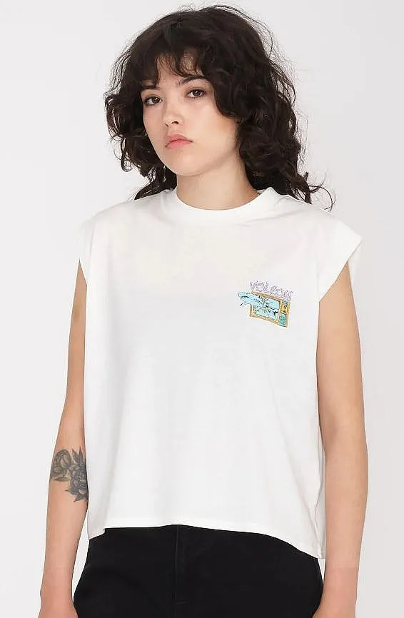 CAMISETA INTERIOR VOLCOM FRENCHSURF  STAR WHITE  WOMEN´S