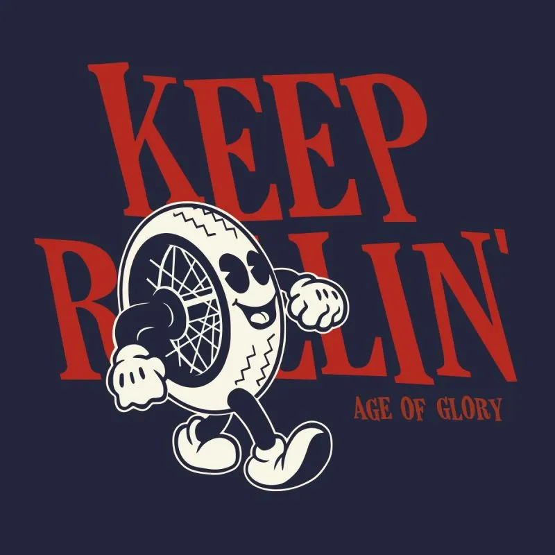 CAMISETA KEEP ROLLIN'  AGE OF GLORY