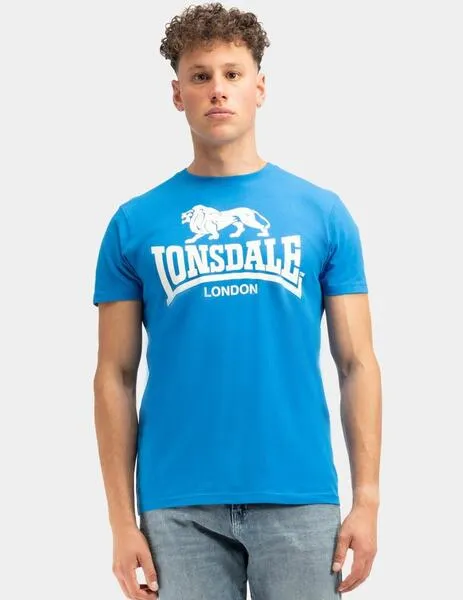 CAMISETA LONSDALE LOGO  ROYAL/BLUE/WHITE