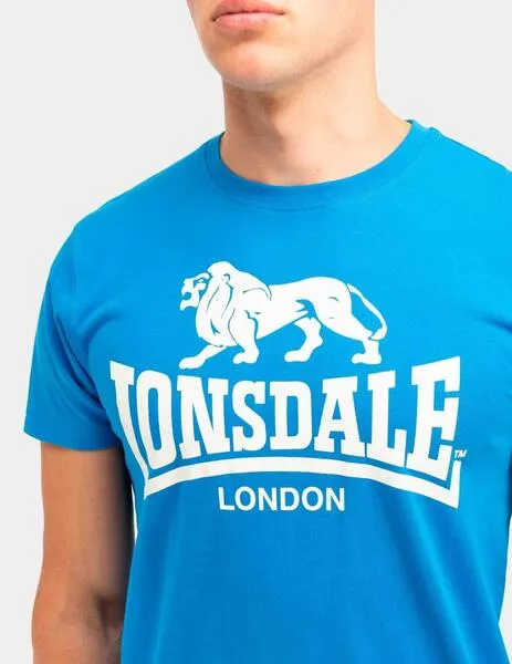 CAMISETA LONSDALE LOGO  ROYAL/BLUE/WHITE