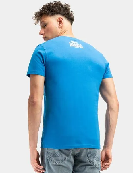 CAMISETA LONSDALE LOGO  ROYAL/BLUE/WHITE