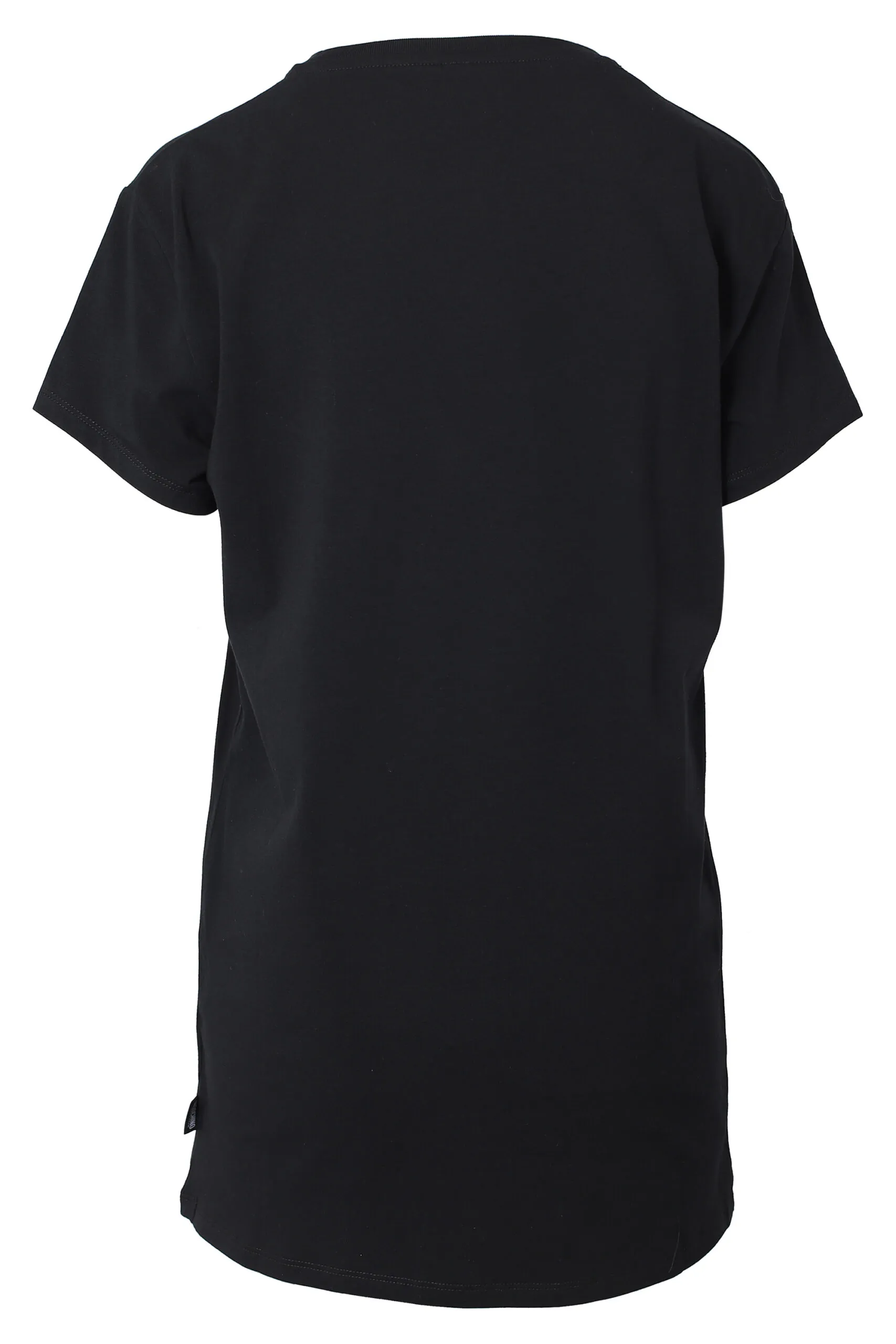 Camiseta maxi negra con minilogo oso underbear