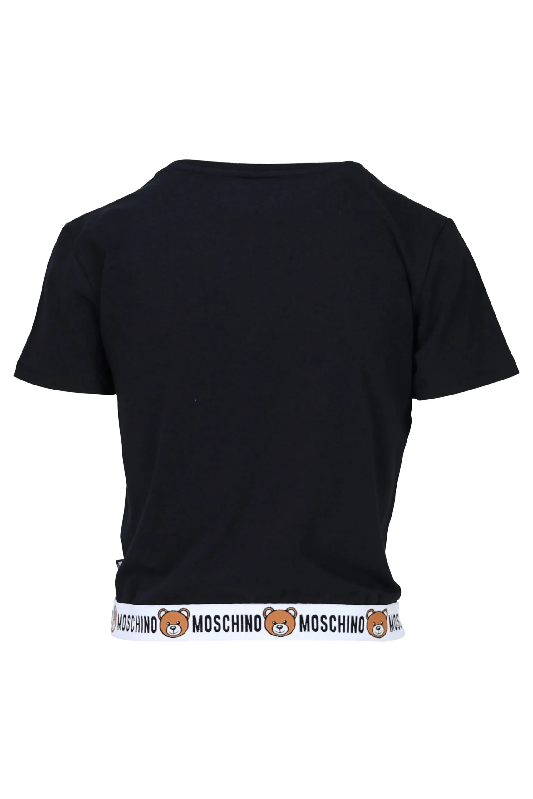 Camiseta negra con logo oso 