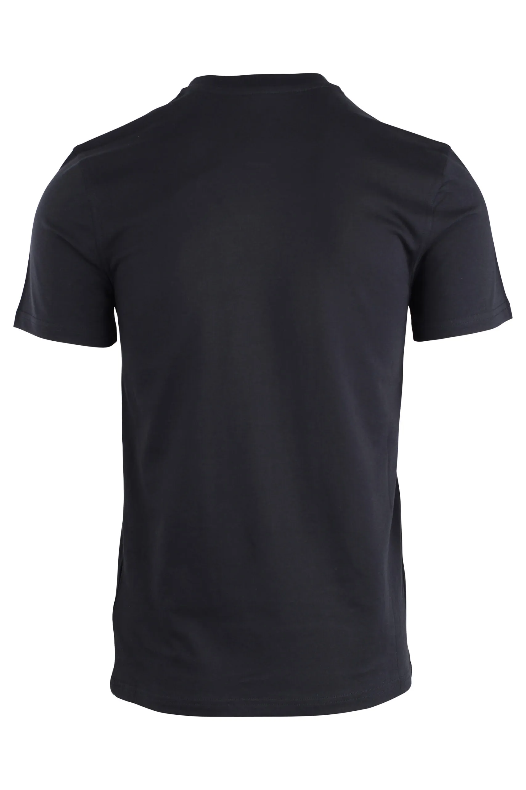 Camiseta negra con minilogo oso monocromático