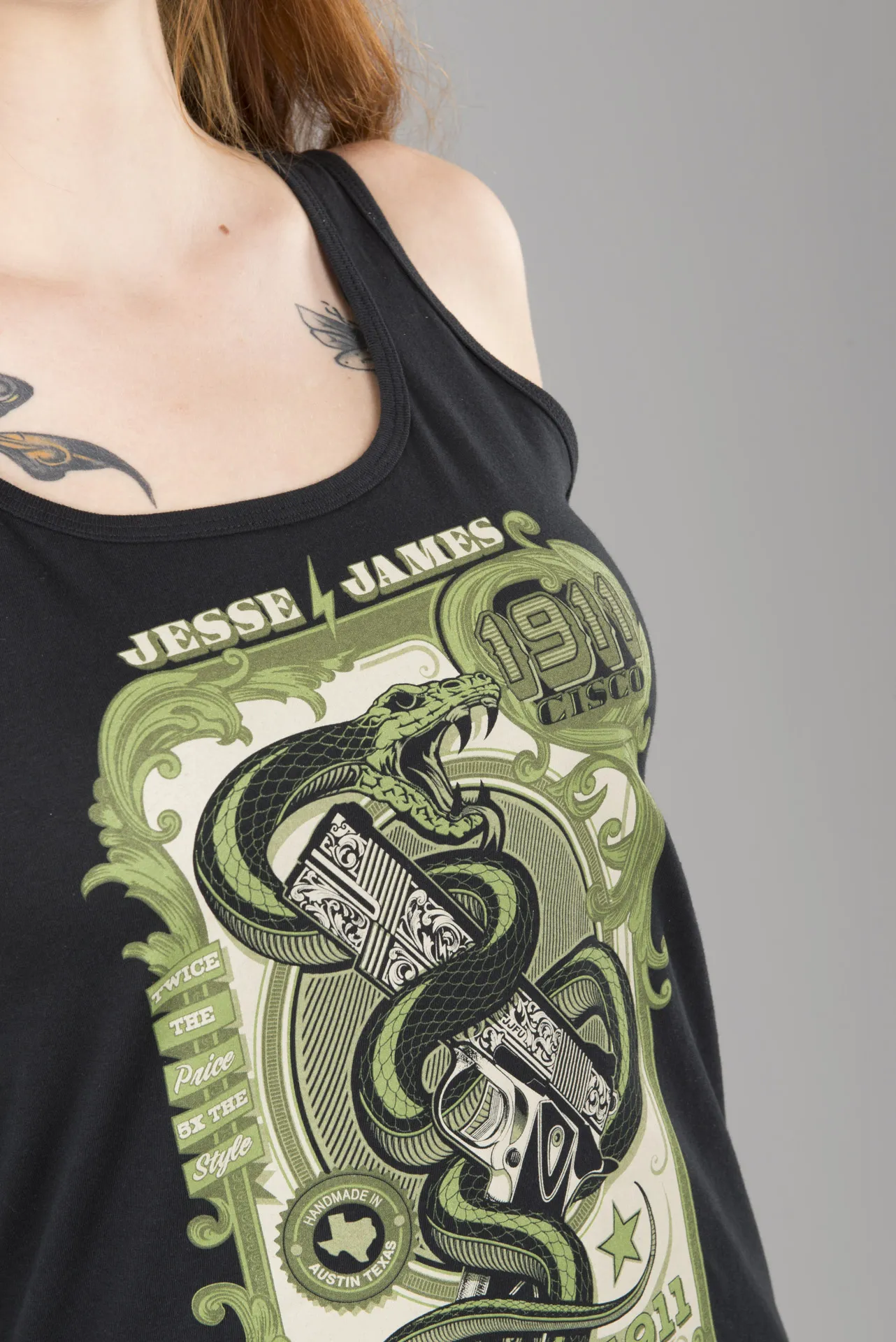 Camiseta West Coast Choppers Praying Hands Mujer Negra