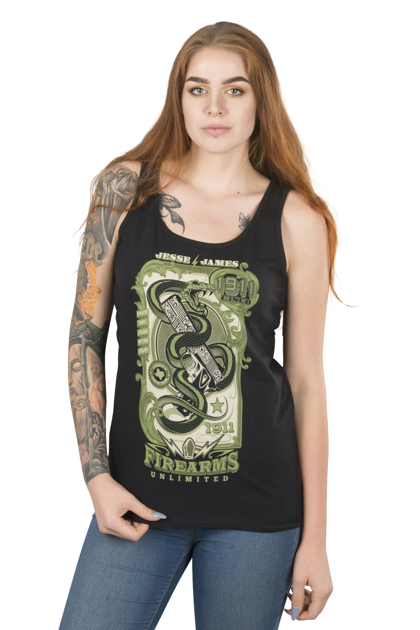 Camiseta West Coast Choppers Praying Hands Mujer Negra