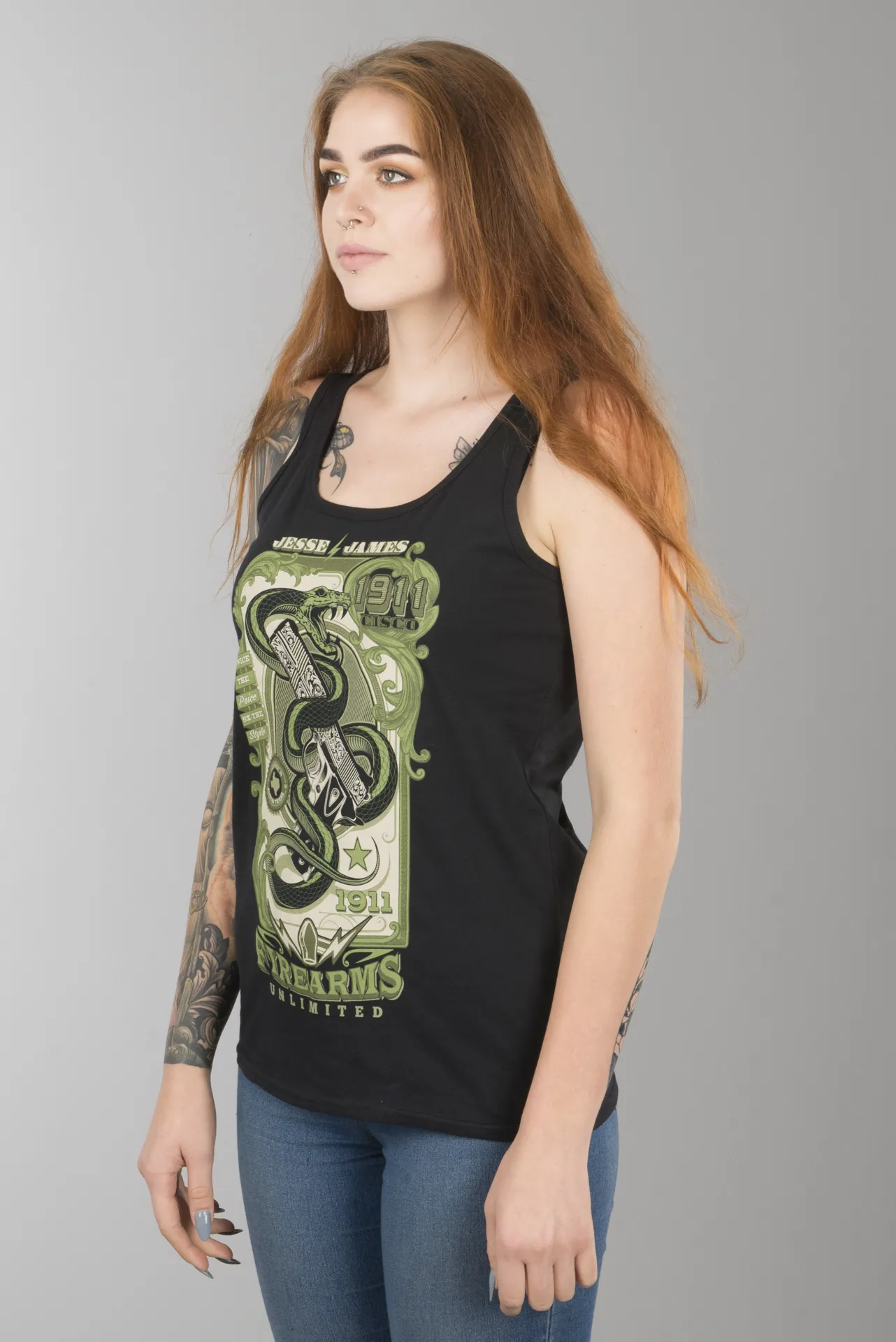 Camiseta West Coast Choppers Praying Hands Mujer Negra