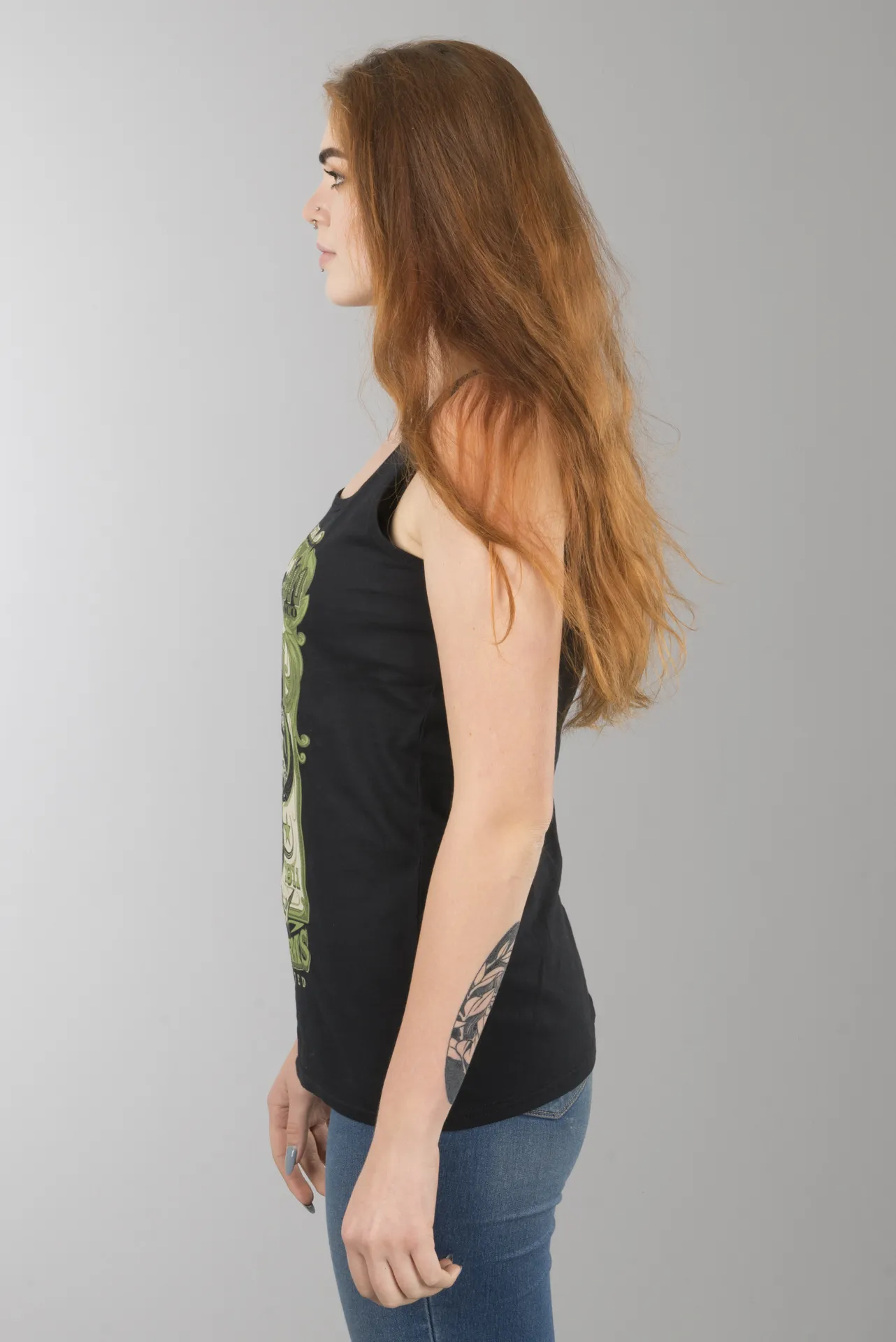 Camiseta West Coast Choppers Praying Hands Mujer Negra