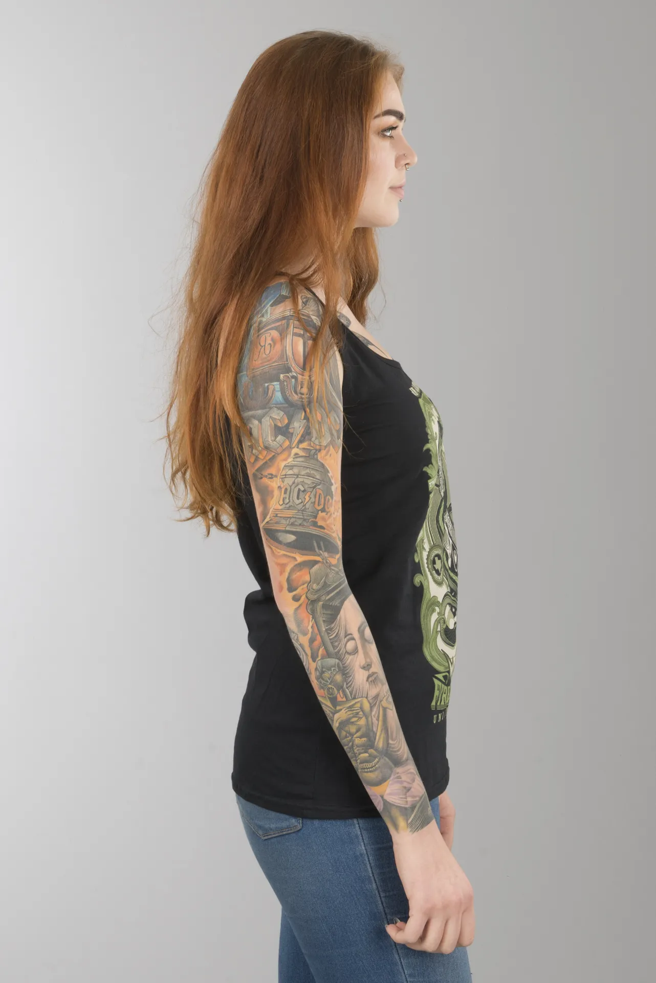 Camiseta West Coast Choppers Praying Hands Mujer Negra