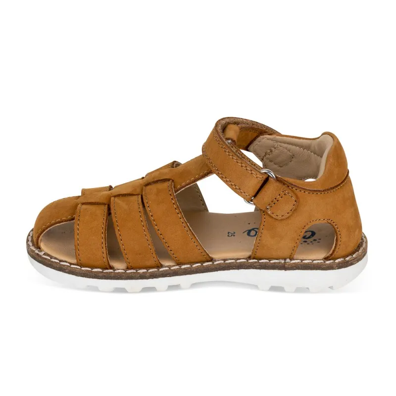 Cangrejera Piel Natural. Velcro