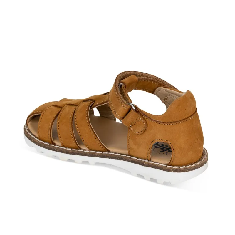 Cangrejera Piel Natural. Velcro