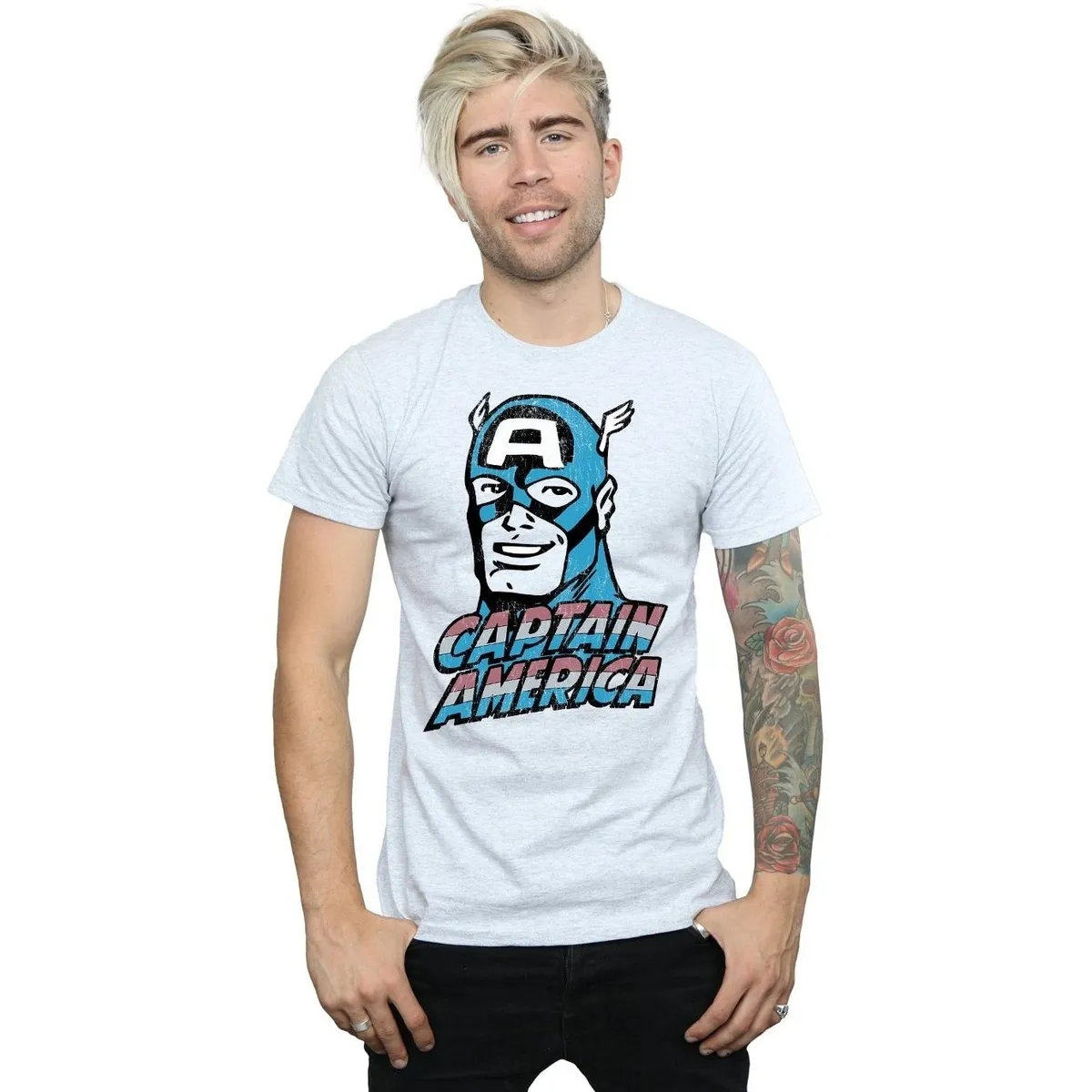 Captain America Distressed