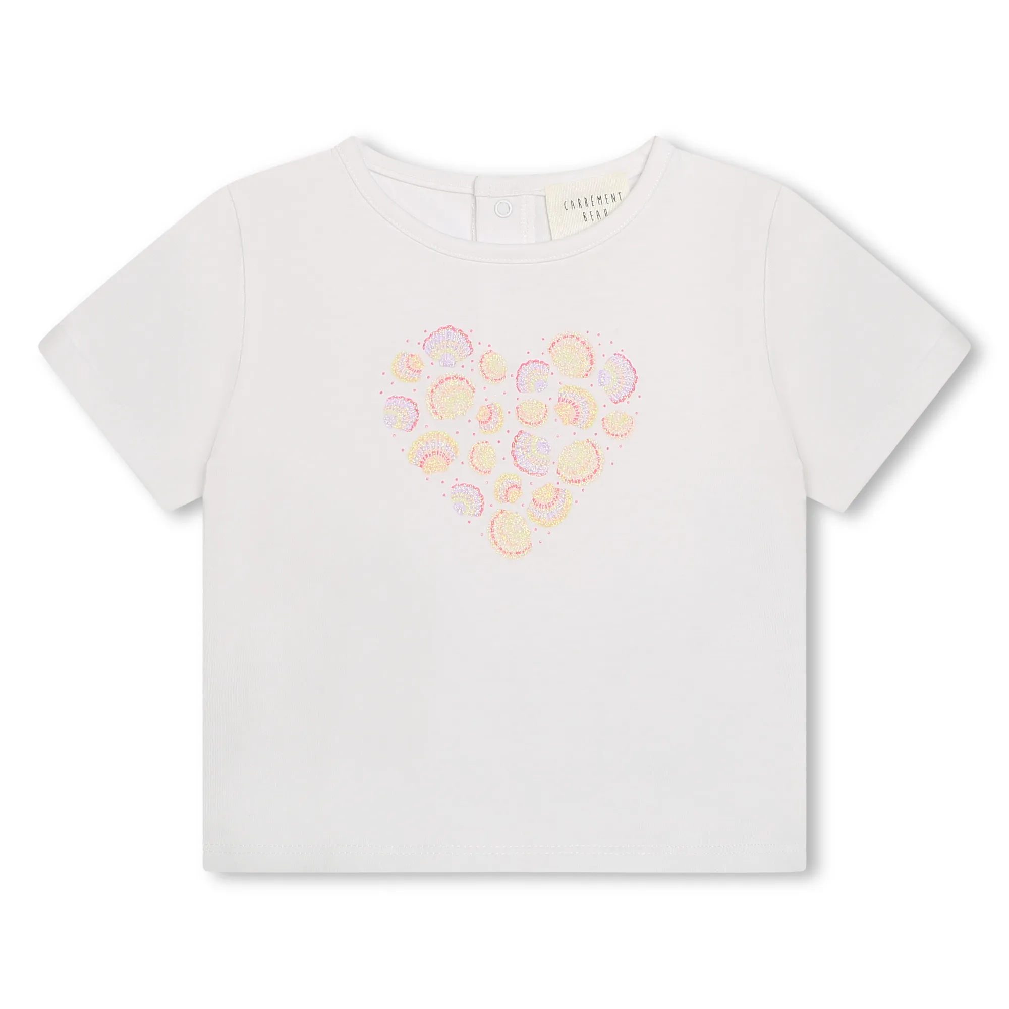 CARREMENT BEAU Camiseta con corazón estampado
