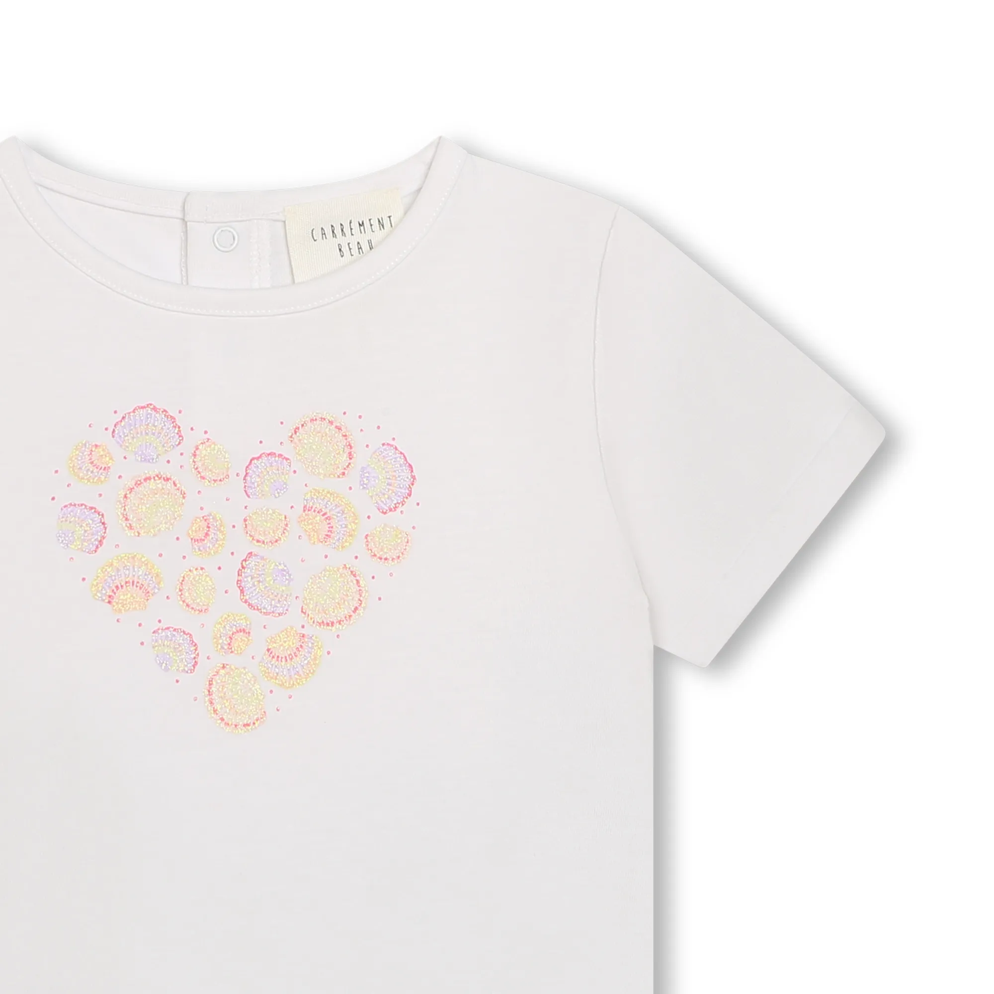CARREMENT BEAU Camiseta con corazón estampado