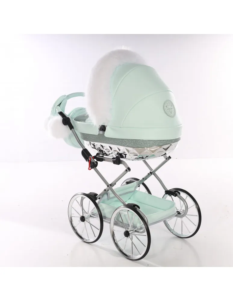 CARRO MUÑECAS MINI HAND KRAFT GLITTER 04 VERDE