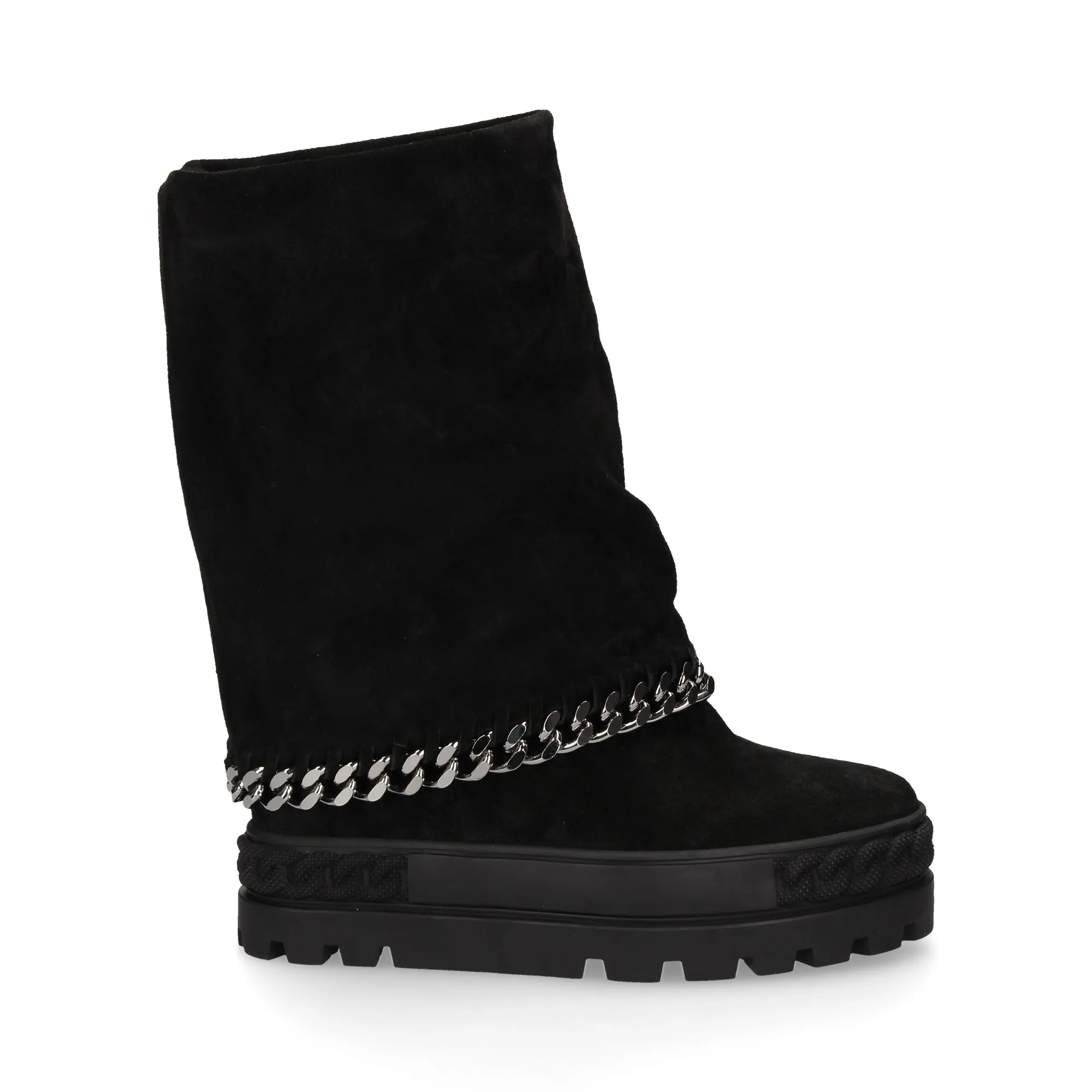CASADEI Botas planas de Mujer NEGRO