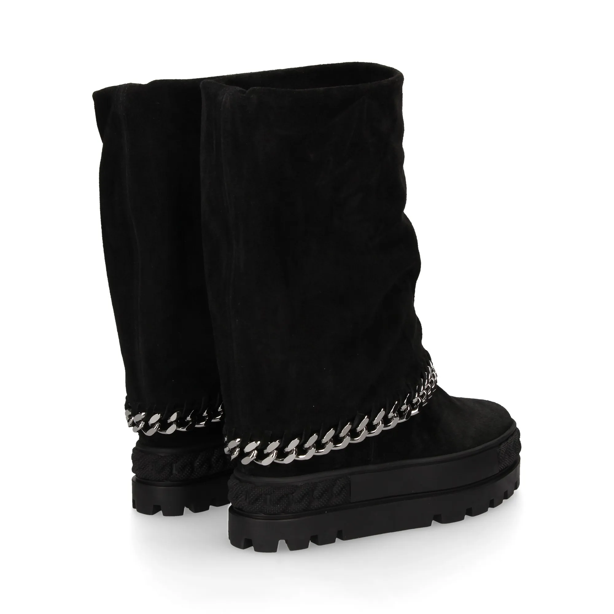 CASADEI Botas planas de Mujer NEGRO
