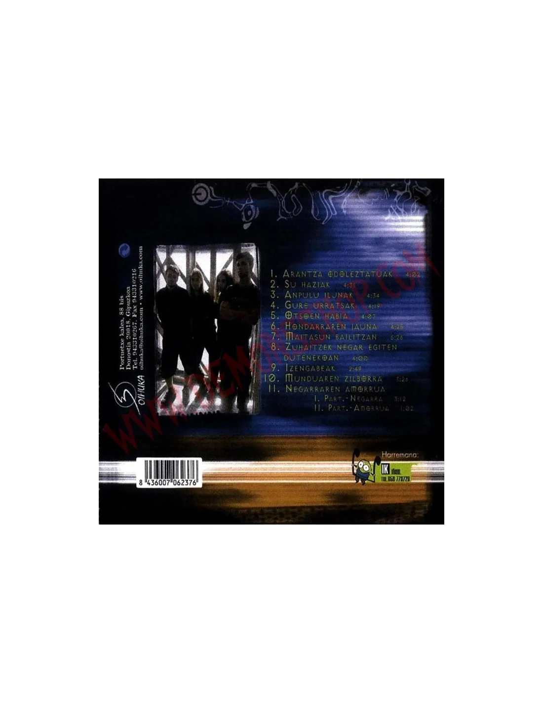 CD IDI BIHOTZ  NEGARRAREN AMORRUA