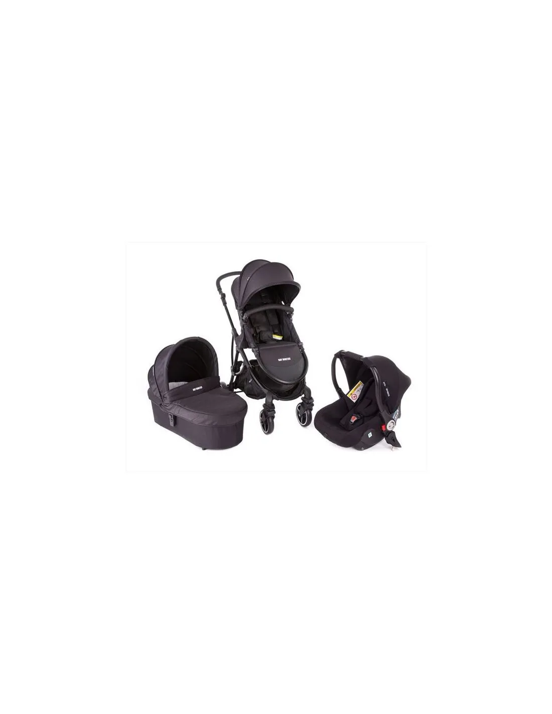 Coche trio Baby Monsters Globe Negro