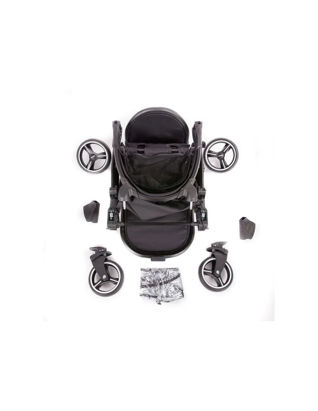 Coche trio Baby Monsters Globe Negro