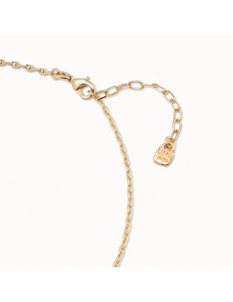 Collar Uno de 50 Cadenas Doradas para charms