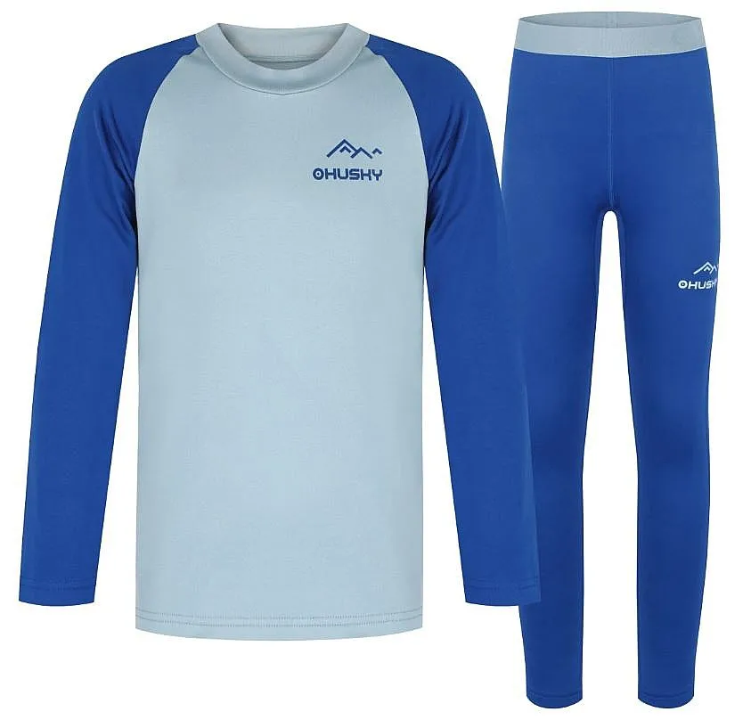 CONJUNTO HUSKY ACTIVE WINTER TOMBO SET  FADED MINT/BLUE  UNISEX JUNIOR