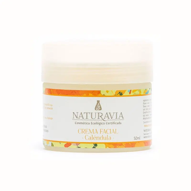 Crema facial pieles sensibles de caléndula