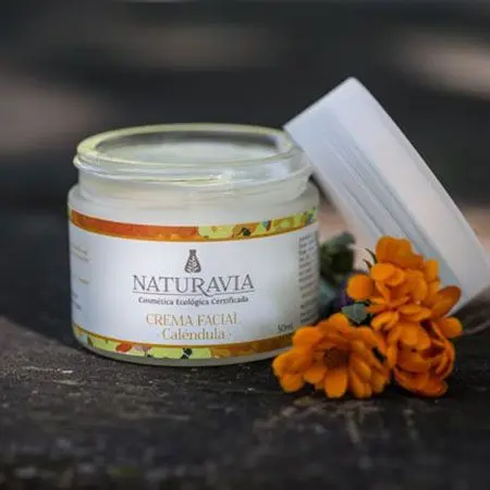 Crema facial pieles sensibles de caléndula