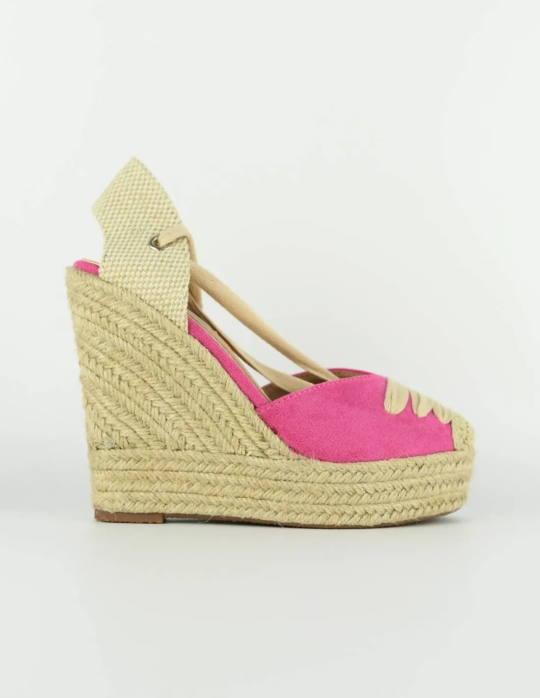 Cuña fucsia cordel